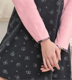 Liquette à Manches Longues Rose -Lingerie Sipp liquette ml rose 3