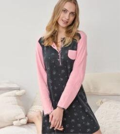 Liquette à Manches Longues Rose -Lingerie Sipp liquette ml rose 5