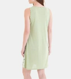 Massana Liquette Vert Pistache avec Imprimé – Chemise de Nuit Sans Manches Boutonnée 11 Massana Liquette Vert Pistache avec Imprimé – Chemise de Nuit Sans Manches Boutonnée -Lingerie Sipp liqyette sans manches vert pistache 3