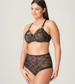 PRIMA DONNA Culotte Rétro Lacée Livonia Noir -Lingerie Sipp livonia culotte retro noir noir 3