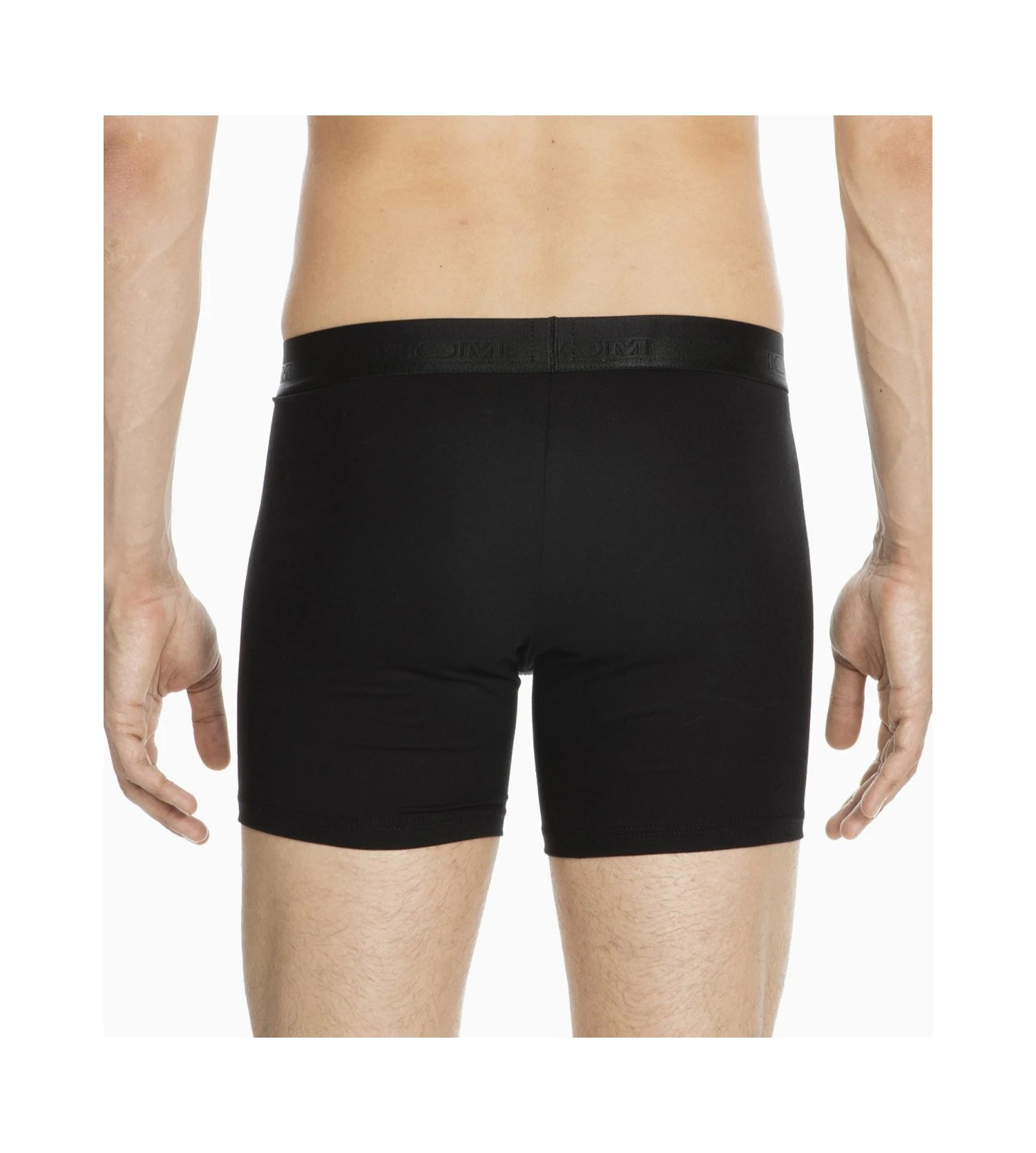 Hom Boxer Long HO1 Noir - Ouverture Horizontale Coton & Modal - Sous-vêtement Homme 5 Hom Boxer Long HO1 Noir - Ouverture Horizontale Coton & Modal - Sous-vêtement Homme – Image 3