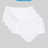 Lot De 4 Culottes Sloggi Chic Maxi BLANC