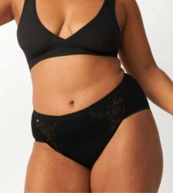 Lot De 4 Slips Sloggi Chic Midi NOIR 12 Lot De 4 Slips Sloggi Chic Midi NOIR -Lingerie Sipp lot de 4 slips sloggi chic midi noir 04 2