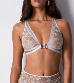Aubade Soutien-gorge Triangle Bralette Magnetic Spell Platinium