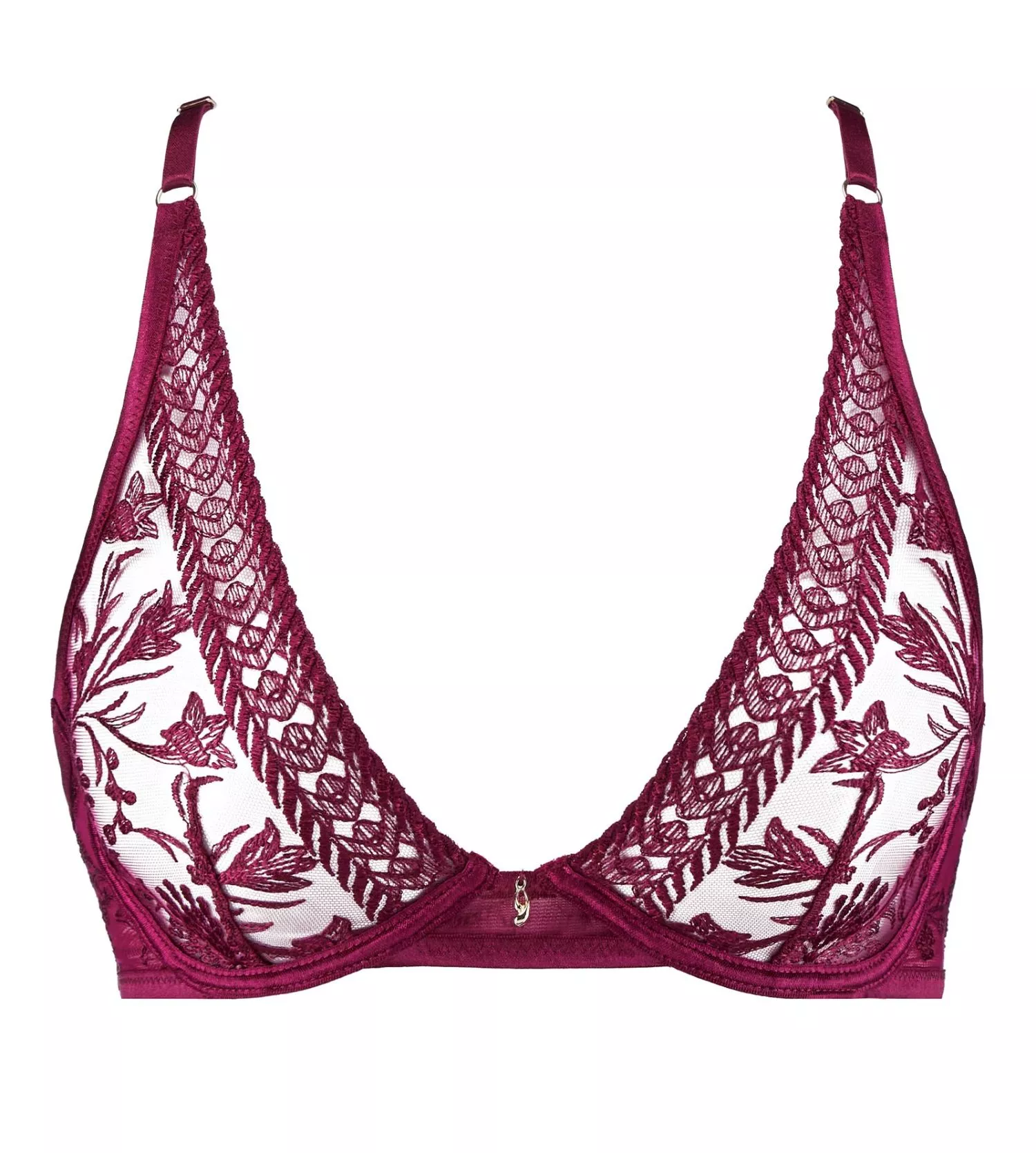 Aubade Soutien Gorge Triangle Plunge Magnetic Spell Crimson Red 4 Aubade Soutien Gorge Triangle Plunge Magnetic Spell Crimson Red – Image 2