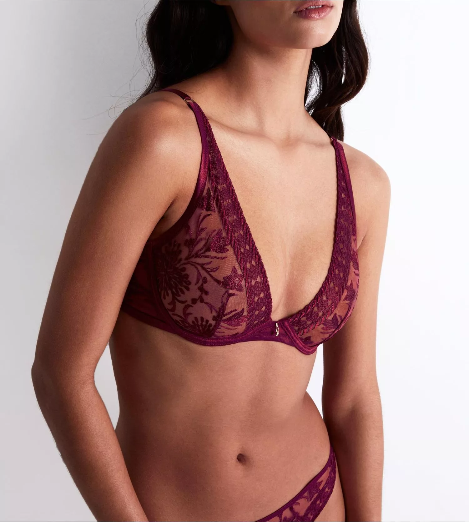 Aubade Soutien Gorge Triangle Plunge Magnetic Spell Crimson Red 3 Aubade Soutien Gorge Triangle Plunge Magnetic Spell Crimson Red