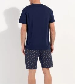 Pyjama Court Homme Mandala Bleu Marine 13 Pyjama Court Homme Mandala Bleu Marine -Lingerie Sipp mandala pyj h court bleu marine 3