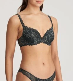 MARIE JO Soutien-gorge Push-Up Manyla Night Grey Gris -Lingerie Sipp manyla sg push coeur night grey 3