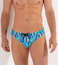 Slip De Bain Homme Imprimé Planches De Surfs Marbella