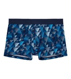 Hom Boxer Mekong Blue Geometric Print – Silky Microfiber Anti-Compression Trunk -Lingerie Sipp mekong boxer i0bi blue print bleu 1
