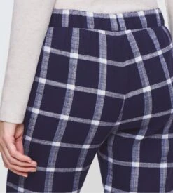 Triumph Pantalon à Carreaux Gris - Mix & Match en Flanelle de Coton - Coupe Droite Homewear -Lingerie Sipp mix and match pantalon coton grey combination 5