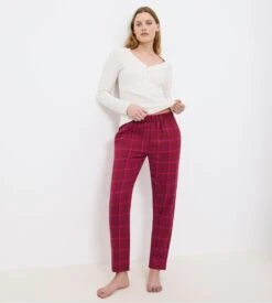 Triumph Pantalon à Carreaux Rouge En Coton Mix & Match -Lingerie Sipp mix and match pantalon pink 3