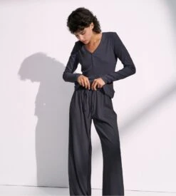 Triumph Pull Léger à Manches Longues Gris Mix & Match Ink Gray -Lingerie Sipp mix and match pull femme ink gray 4