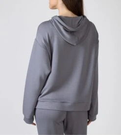 Sweat à Capuche Mix & Match Gris -Lingerie Sipp mixmatch haut capuche jogging gris 3
