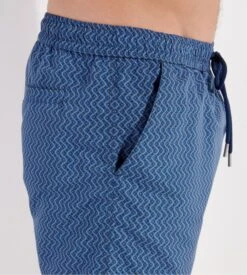 Hom Short De Plage Morny Navy Print -Lingerie Sipp morny short de plage i0ra navy print bleu 2