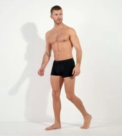 Hom Lot de 2 Boxers HO1 Neels Noir et Pois – Coton Douceur et Ouverture Horizontale -Lingerie Sipp neels ho1 boxer lot de 2 d042 black print d042 black print 7
