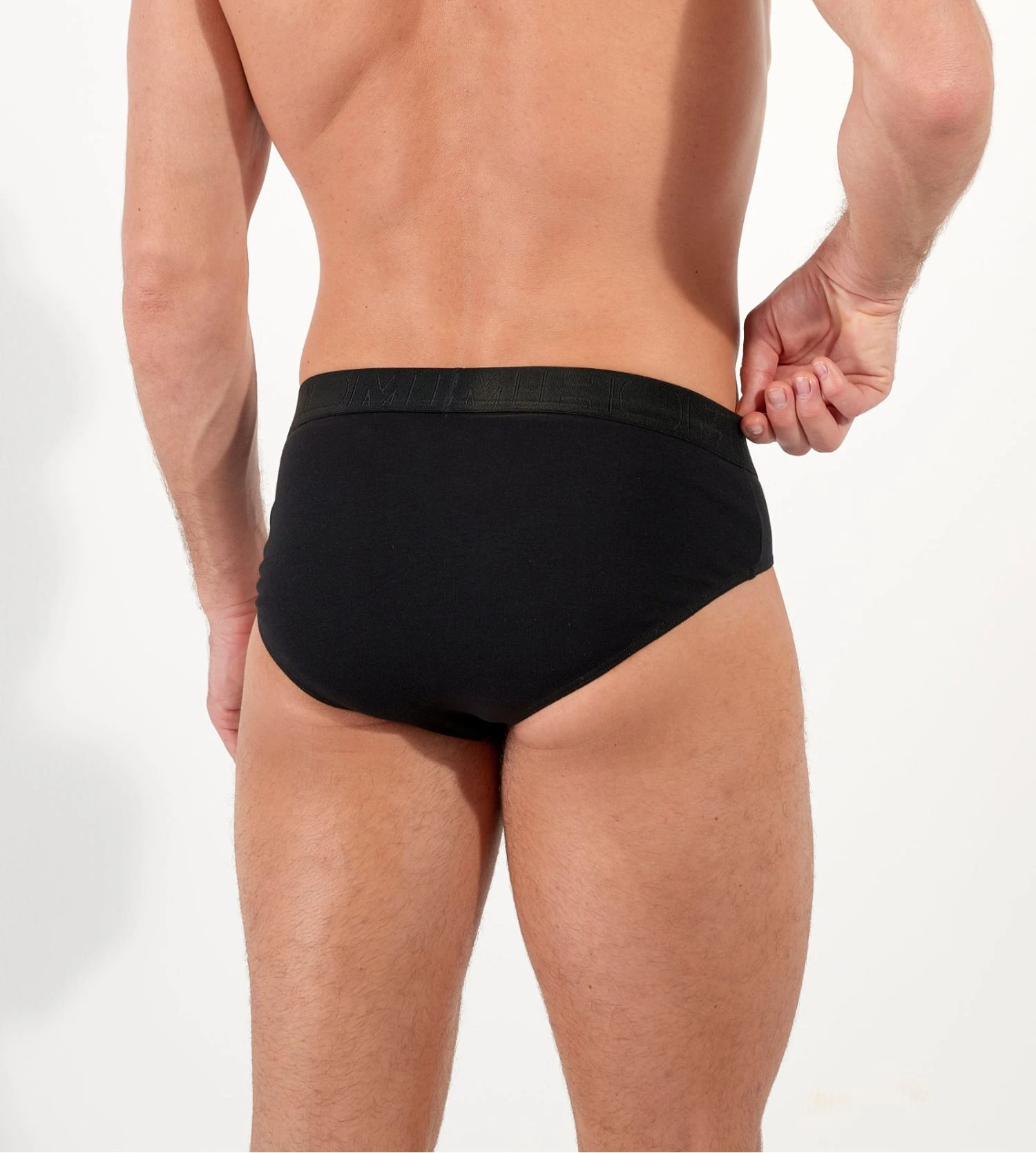 Hom Lot de 2 Slips Neels HO1 Noir et Imprimé Pois – Sous-vêtements Coton avec Ouverture Horizontale 7 Hom Lot de 2 Slips Neels HO1 Noir et Imprimé Pois – Sous-vêtements Coton avec Ouverture Horizontale – Image 5