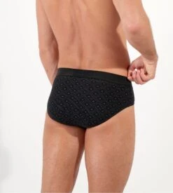 Hom Lot de 2 Slips Neels HO1 Noir et Imprimé Pois – Sous-vêtements Coton avec Ouverture Horizontale 15 Hom Lot de 2 Slips Neels HO1 Noir et Imprimé Pois – Sous-vêtements Coton avec Ouverture Horizontale -Lingerie Sipp neels ho1 slip mini lot de 2 d042 black print d042 black print 5