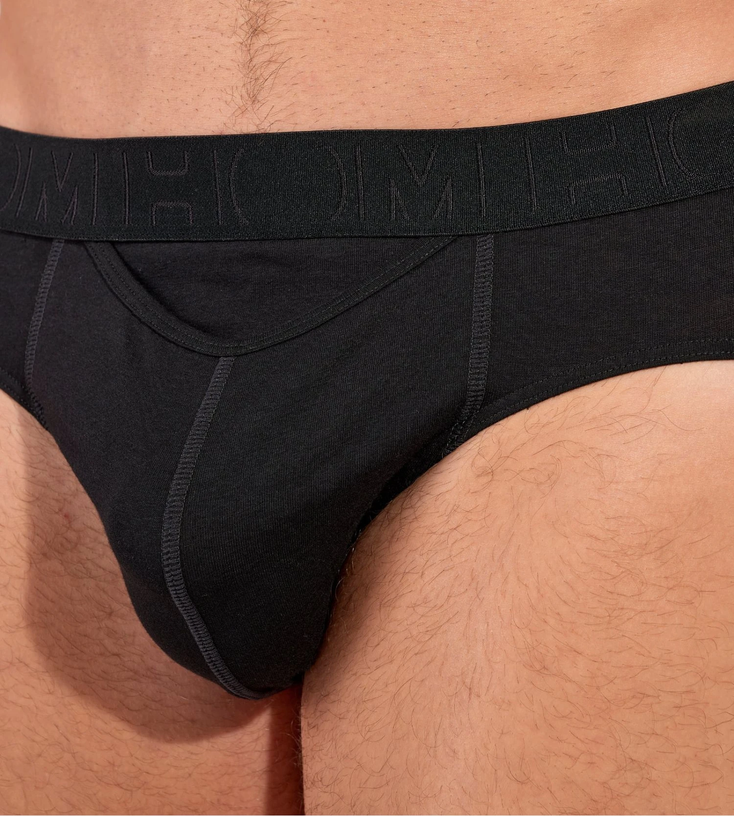 Hom Lot de 2 Slips Neels HO1 Noir et Imprimé Pois – Sous-vêtements Coton avec Ouverture Horizontale 9 Hom Lot de 2 Slips Neels HO1 Noir et Imprimé Pois – Sous-vêtements Coton avec Ouverture Horizontale – Image 7