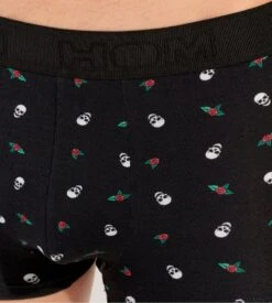Hom Boxer HO1 Nevada Noir – Sous-vêtement Imprimé en Coton Modal à Ouverture Horizontale -Lingerie Sipp nevada boxer h noir 2