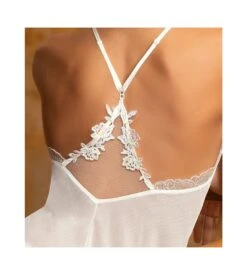 Nuisette BabyDoll Imagine La Beauté Ecru Nacre 11 Nuisette BabyDoll Imagine La Beauté Ecru Nacre -Lingerie Sipp nuisette babydoll imagine la beaute 0199 ecru nacre 3