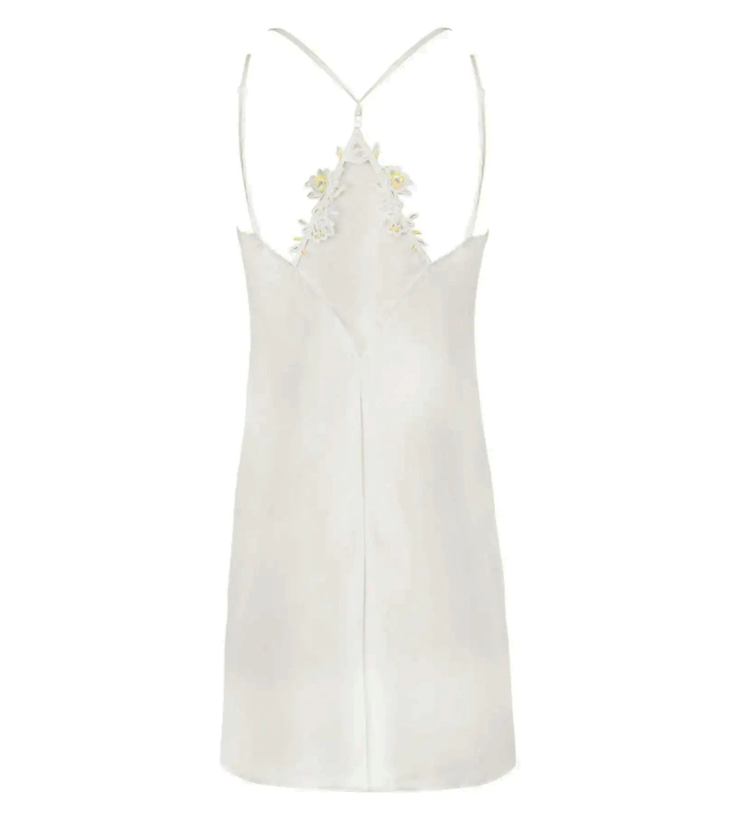 Nuisette En Soie Imagine La Beauté Ecru Nacre 7 Nuisette En Soie Imagine La Beauté Ecru Nacre – Image 5