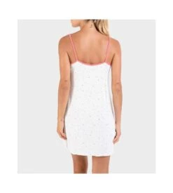 Massana Nuisette Étoiles Ecru - Lingerie de Nuit Fines Bretelles en Viscose -Lingerie Sipp nuisette fines bretelles etoiles 101 ecru 3