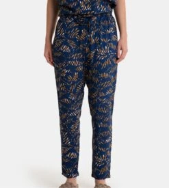 Pantalon Pour Femme Bleu Marine -Lingerie Sipp pantalon dame pap b11 bleu marin bleu 2