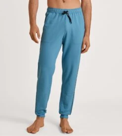 Calida Pantalon De Jogging Homme RMX Lounge Leisure Niagara Blue -Lingerie Sipp pantalon de jogging homme 375 niagara blue 5