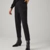 Pantalon à Pinces Noir 2 Pantalon à Pinces Noir -Lingerie Sipp pantalon droit pince noir
