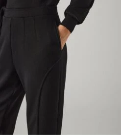 Pantalon à Pinces Noir -Lingerie Sipp pantalon droit pince noir 2