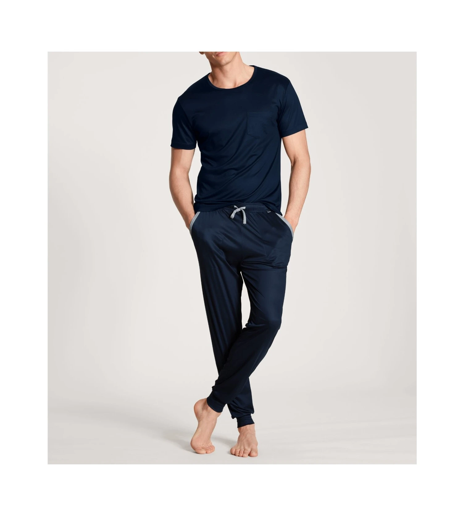 Calida Pantalon En Lyocell 100% NATURE Saphir Blue 5 Calida Pantalon En Lyocell 100% NATURE Saphir Blue – Image 3