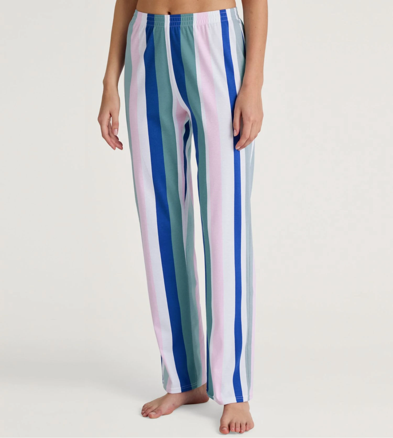 Calida Pantalon Droit à Rayures Multicolore Pour Femme Favourites Coast 3 Calida Pantalon Droit à Rayures Multicolore Pour Femme Favourites Coast