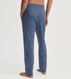 Calida Pantalon D'intérieur En Coton Pour Homme Bleu Aux Motifs Géométrique RMX Sleep Glacier Lake -Lingerie Sipp pantalon h 432 glacier lake 432 glacier lake 3