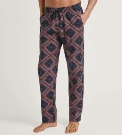 Calida Bas De Pyjama En Coton Pour Homme RMX Sleep Time Off Night Ink