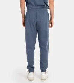 Massana Men's Blue Slim Fit Tapered Jogging Pants – 100% Cotton Homewear -Lingerie Sipp pantalon h ressere jogging t04 bleu 3