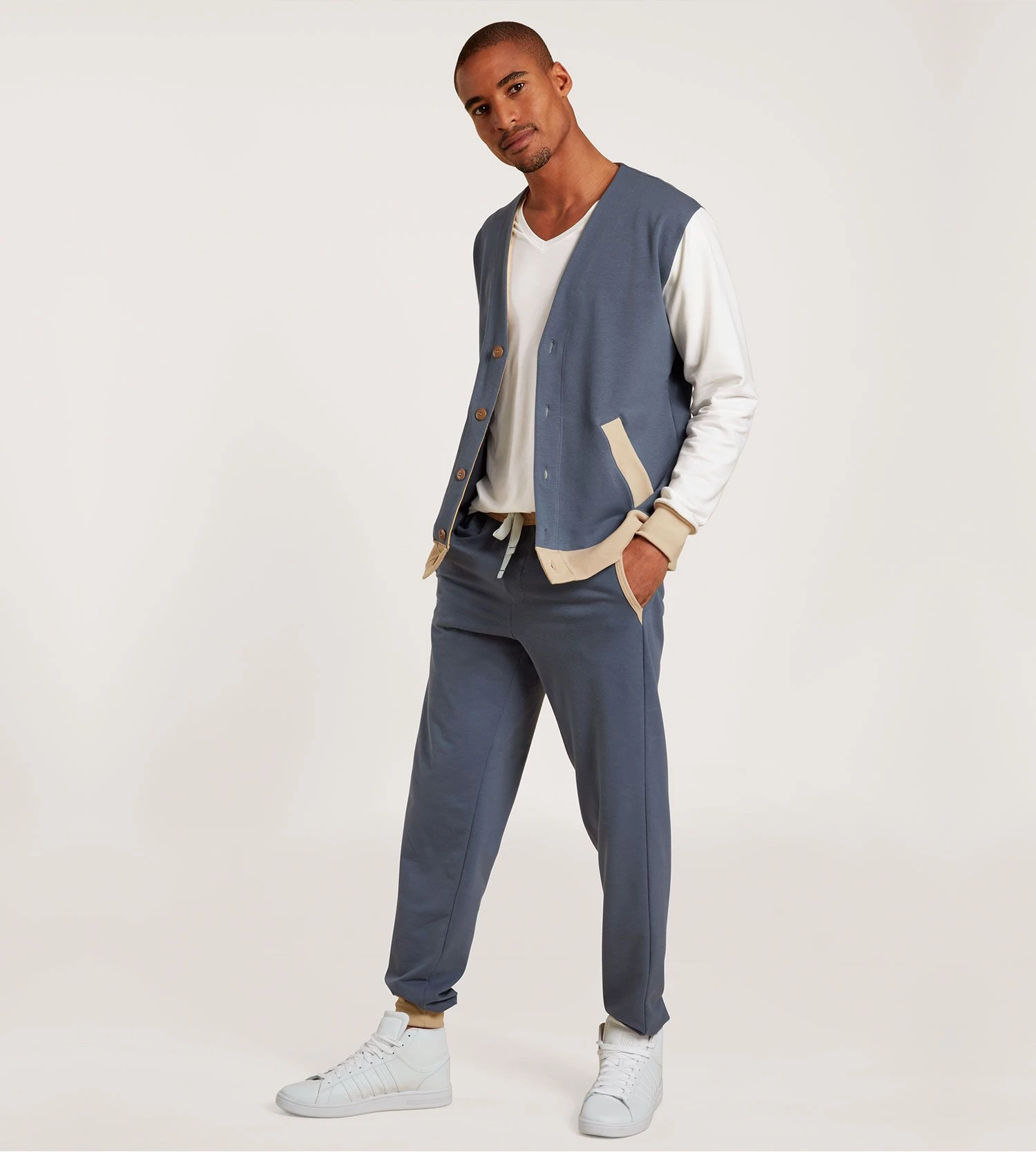 Calida 100% Nature Time Off – Pantalon de Lounge Homme en Coton Bio Grisaille Grey 5 Calida 100% Nature Time Off – Pantalon de Lounge Homme en Coton Bio Grisaille Grey – Image 3