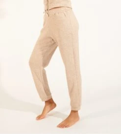 Banana Moon Quick Creamy Beige – Pantalon Jogging Homewear en Viscose -Lingerie Sipp pantalon jogging beige 3