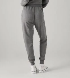 Pantalon de Jogging Ysabel Mora Gris Anthracite – Loungewear Douceur en Viscose Sport-Chic -Lingerie Sipp pantalon jogging ressere melange grey 2
