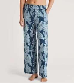 Calida Pantalon Large Femme Favourites Botanic Deep Dive Petrol - Loungewear Coton & Modal
