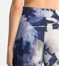 Oscalito Pantalon Large en Viscose Effet Lin Imprimé – Coupe Ample et Fluide -Lingerie Sipp pantalon large viscose 3