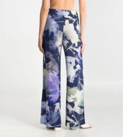 Oscalito Pantalon Large en Viscose Effet Lin Imprimé – Coupe Ample et Fluide -Lingerie Sipp pantalon large viscose 5