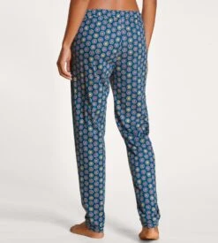 Calida Favourites Universe Pantalon Long Imprimé Ethnique - Petrol Deep Dive -Lingerie Sipp pantalon long pour femme 497 deep dive petrol 2
