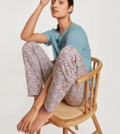 Calida Pantalon d'intérieur Favourites Desert - Imprimé Pink Amethyst 100% Coton -Lingerie Sipp pantalon pour femme imprime 294 pink amethyst 2