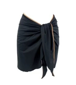 Paréo Court Venezia Noir 7 Paréo Court Venezia Noir -Lingerie Sipp pareo court venezia noir 70 1