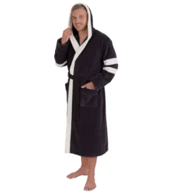 Peignoir à Capuche Pour Homme Anthracite