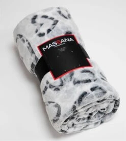 Plaid Pilou Imprimé Gris