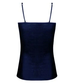 Top Bretelles Fines Laine Et Soie Plaisir Caresse Pierre Bleue -Lingerie Sipp plaisir caresse top bf laine et soie 5066 pierre bleu 2