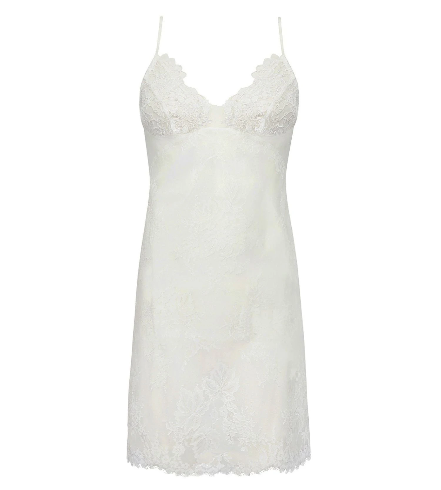 Nuisette Charme Princesse Iris Écru Nacre 4 Nuisette Charme Princesse Iris Écru Nacre – Image 2