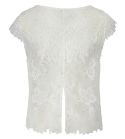 Top en Dentelle Lise Charmel Princesse Iris Écru Nacre - Haut de Luxe en Guipure et Soie 16 Top en Dentelle Lise Charmel Princesse Iris Écru Nacre - Haut de Luxe en Guipure et Soie -Lingerie Sipp princesse iris top crochet 0199 ecru nacre blanc 6
